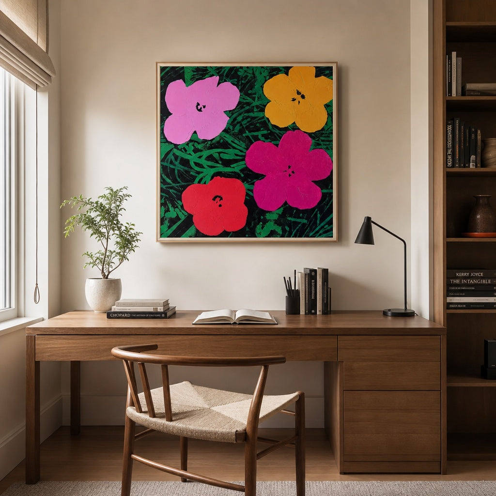 Vivid Pop Floral Garden