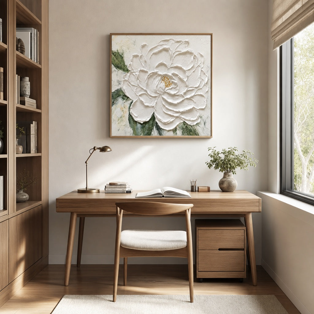 White Peony Elegance
