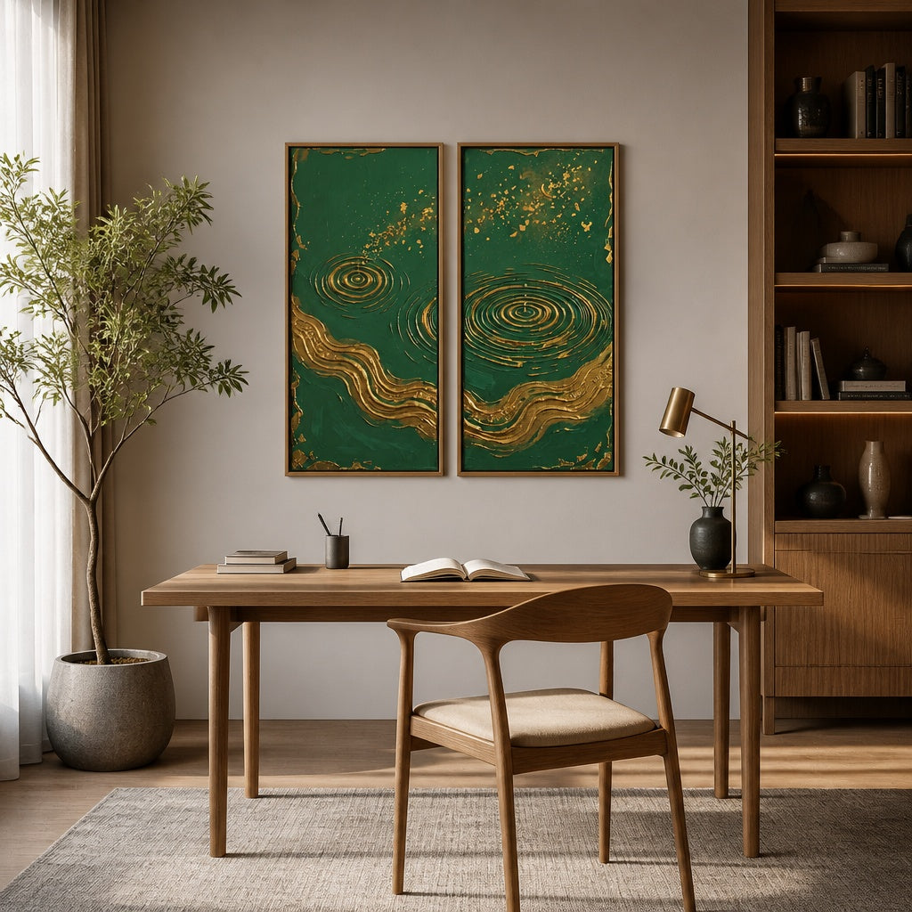 Emerald Twin Ripples