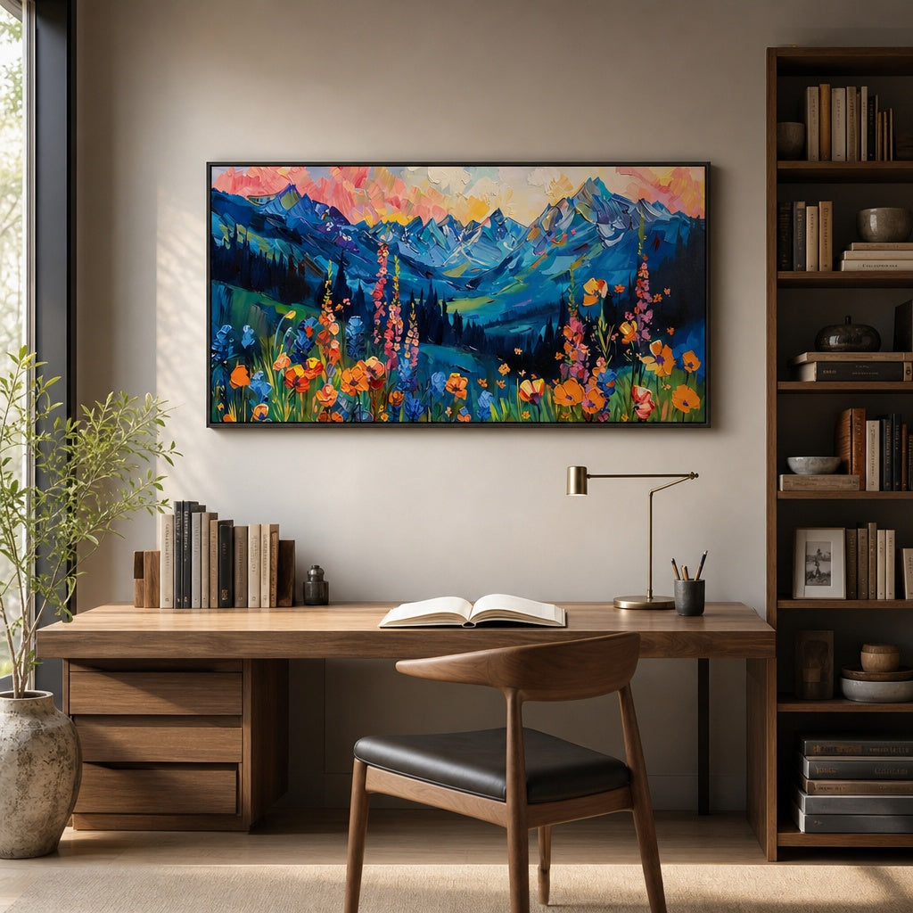 Alpine Wildflower Vista