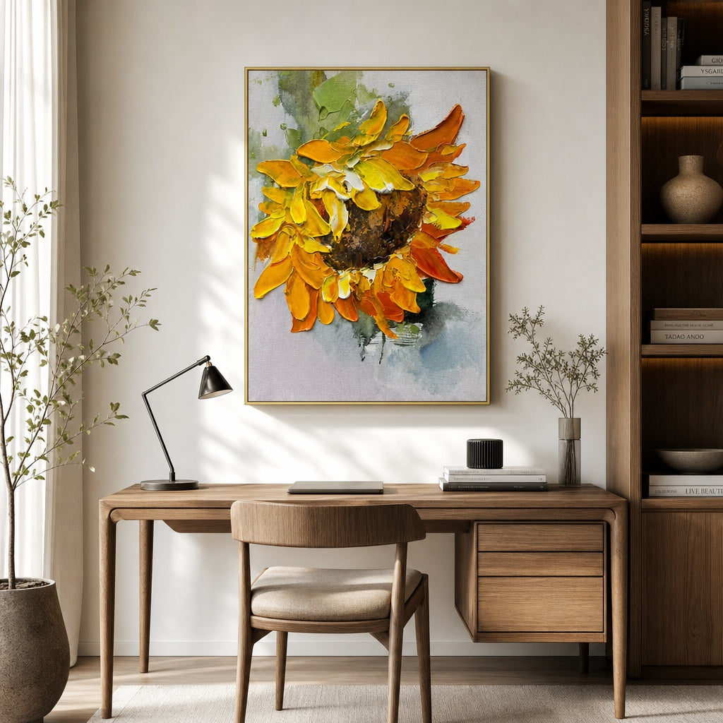 Golden Sunflower Bloom