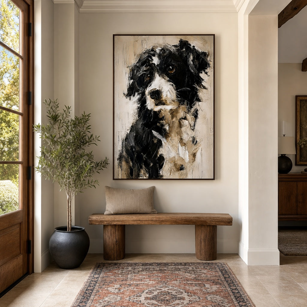 Timeless Border Collie Portrait