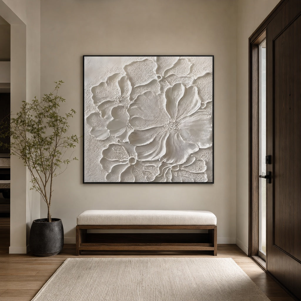 White Petal Relief