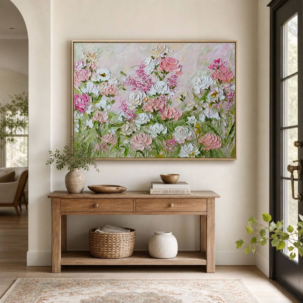 Pastel Rose Meadow