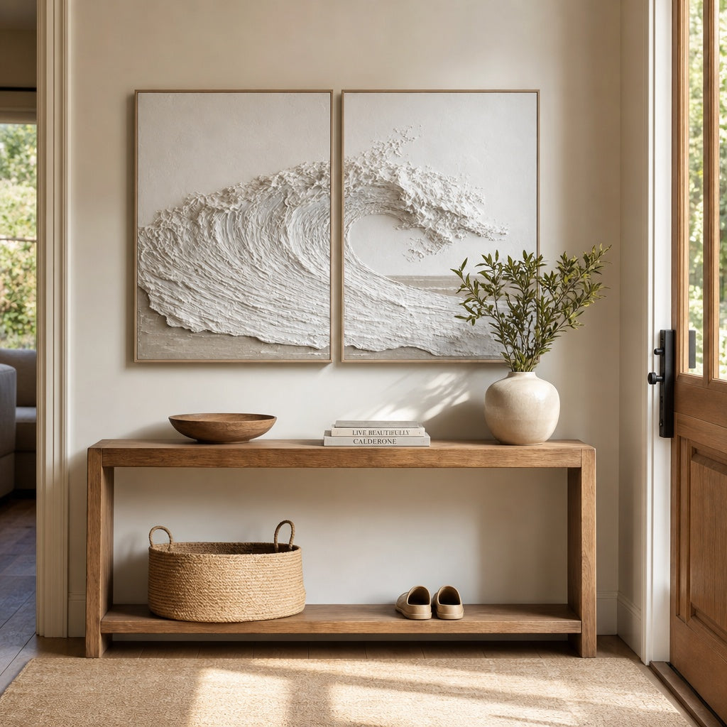 White Wave Diptych