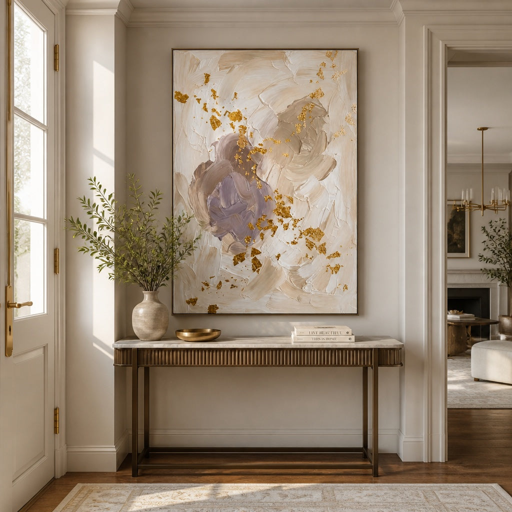 Lavender Gilded Drift