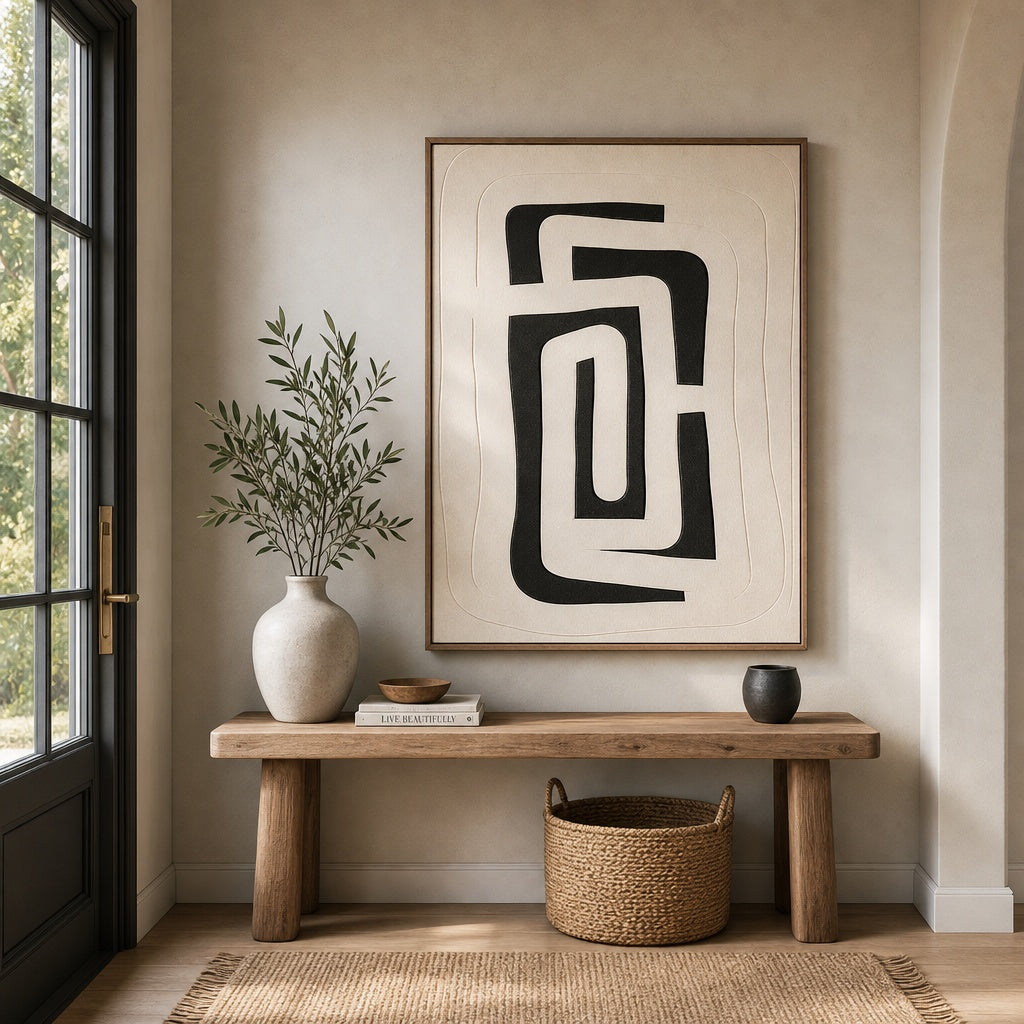 Monochrome Curved Balance