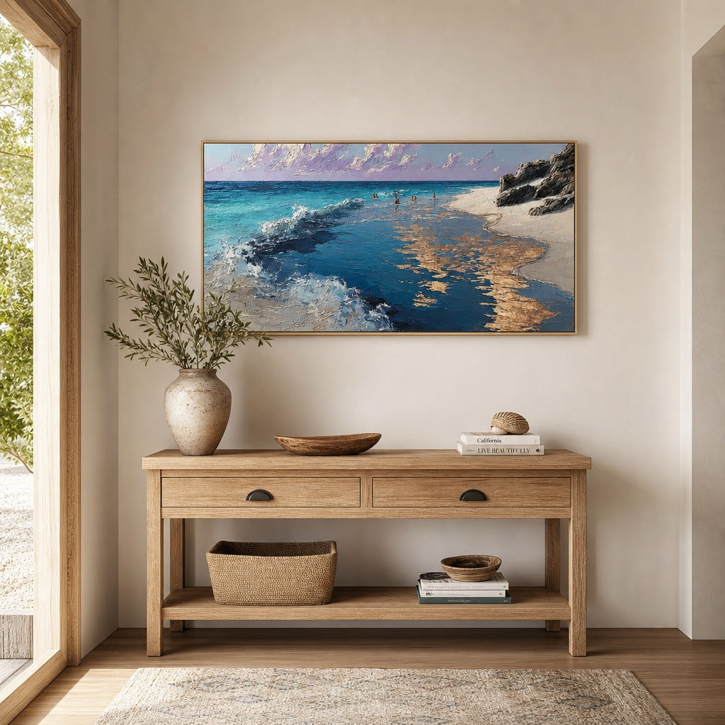 Ocean Reflection Shore