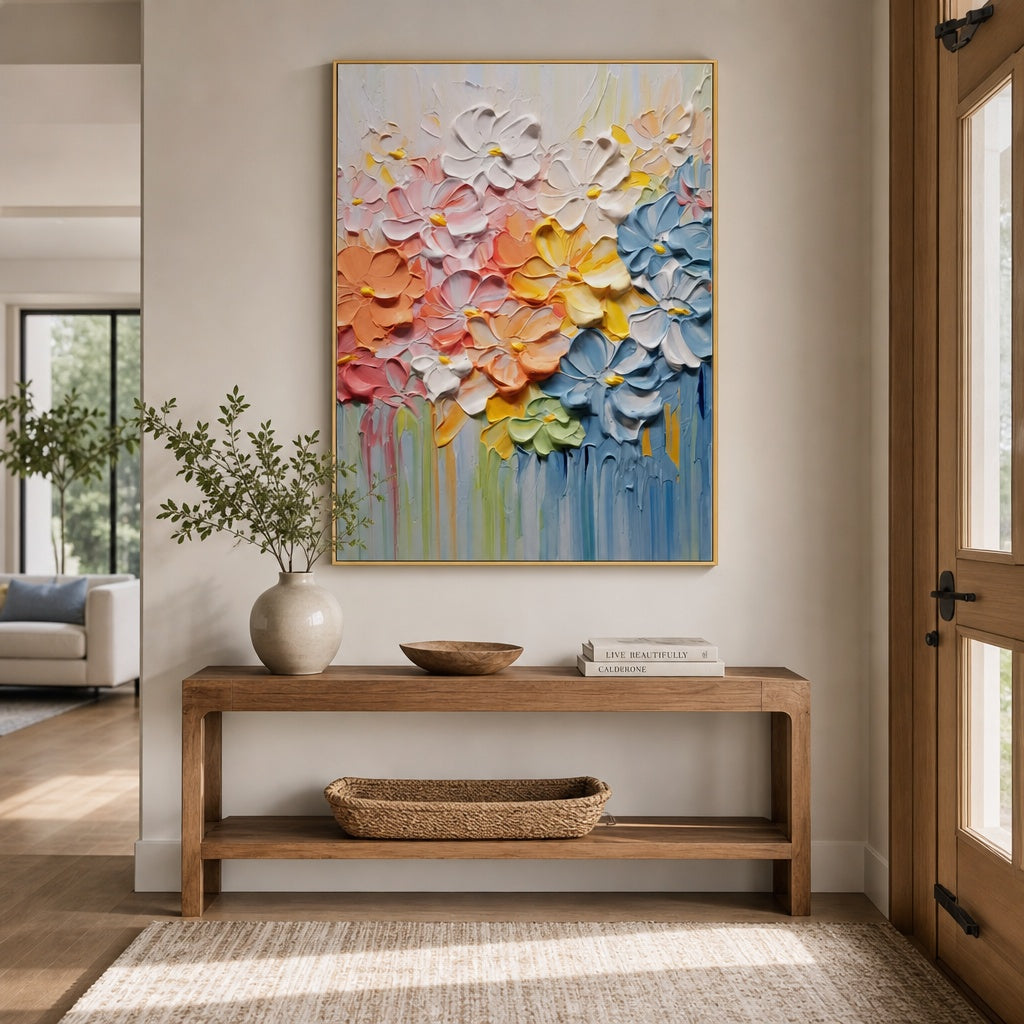 Pastel Flower Cascade