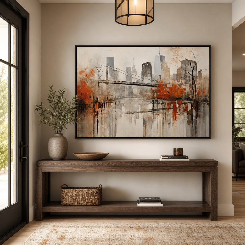 Autumn City Reflections