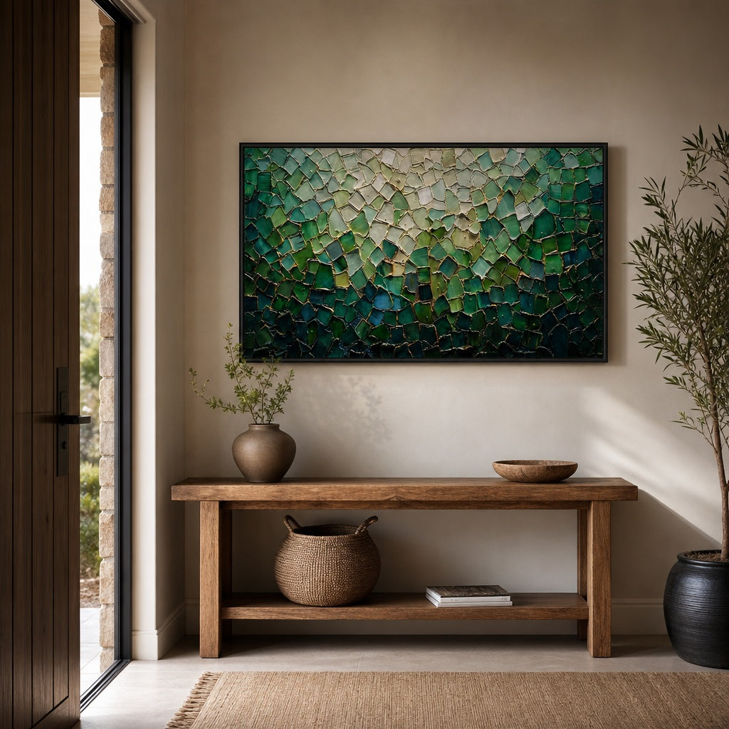 Emerald Mosaic Flow