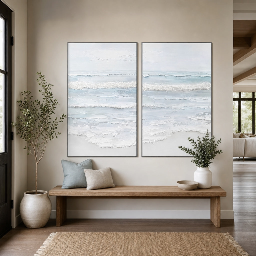 Soft Ocean Diptych