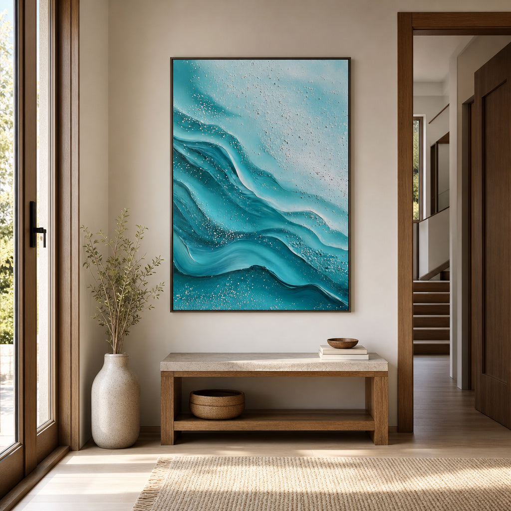 Turquoise Wave Flow