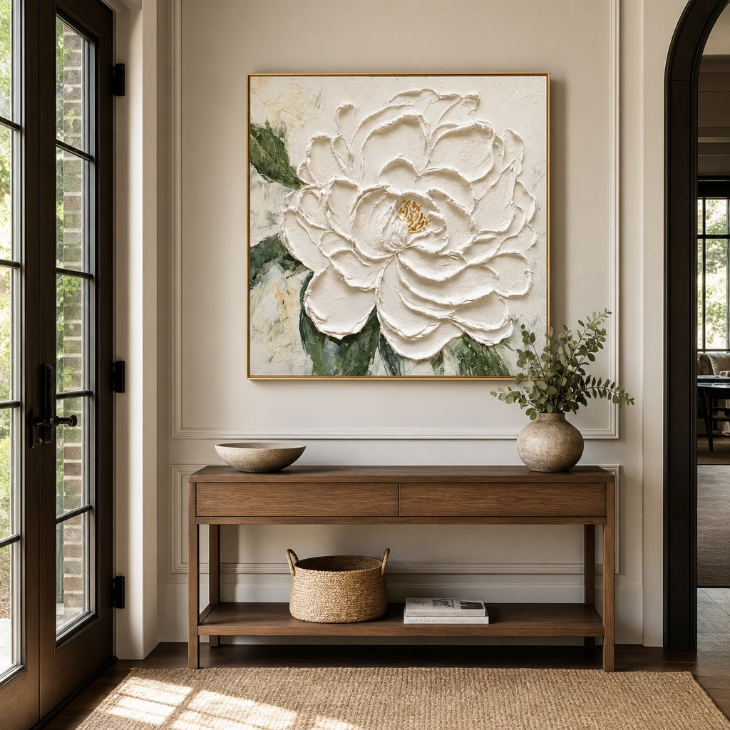 White Peony Elegance