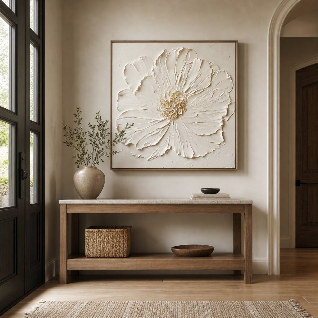 Ivory Blossom Relief