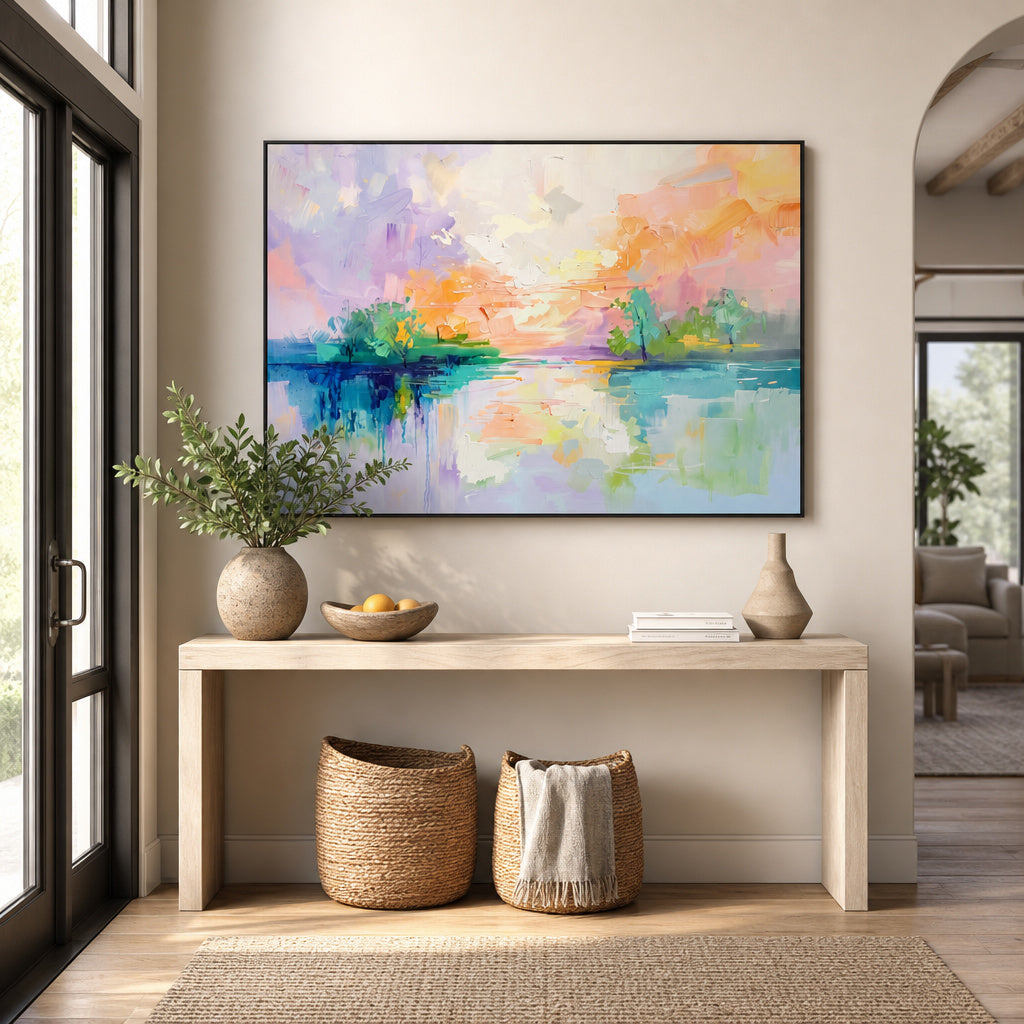 Pastel Lake Reverie