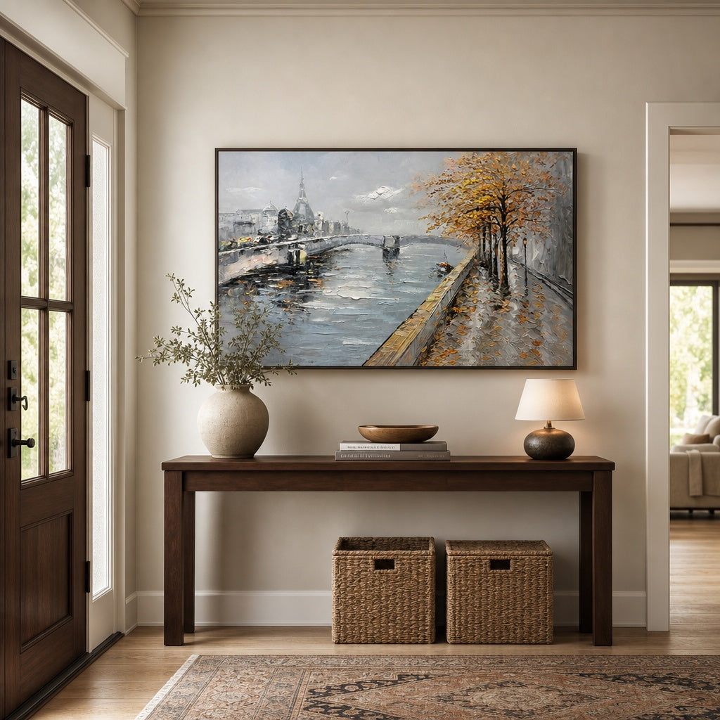 Autumn Seine Reflections