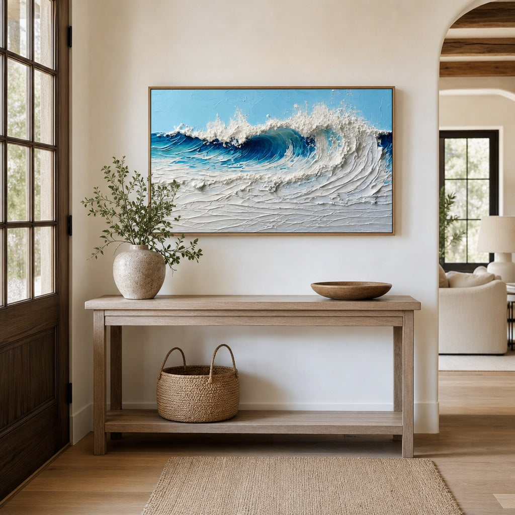 Blue Cresting Wave