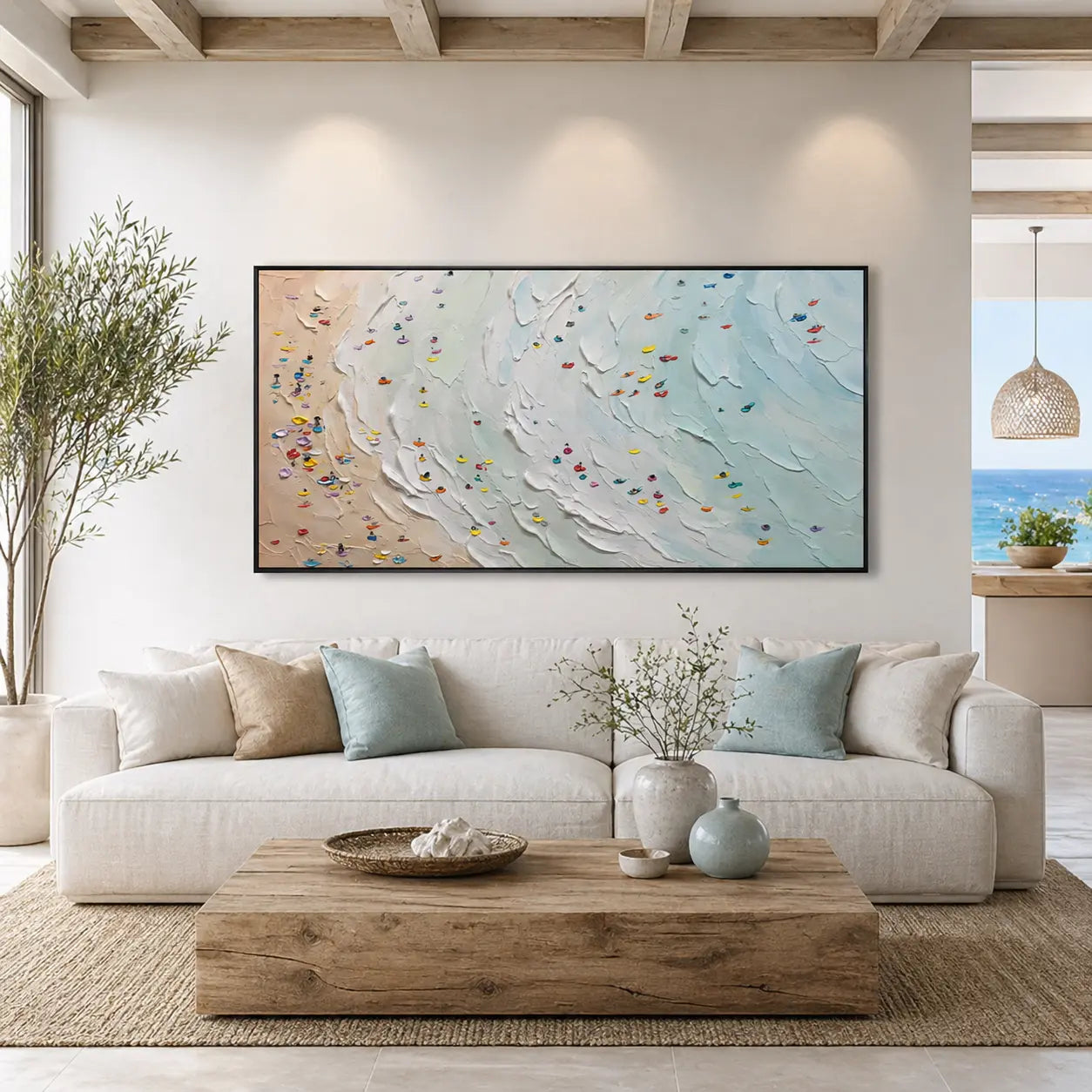 Plaster Art Texture Painting #SG001 - Viarteart