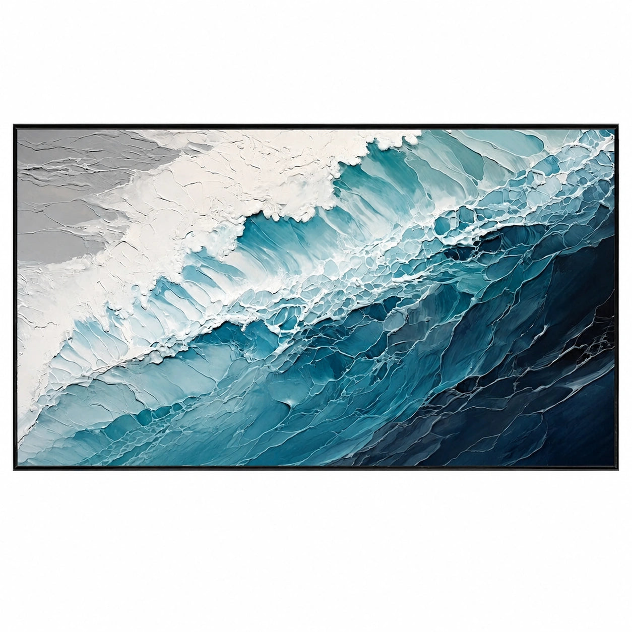 Ocean Tide – Hand-Painted Textured Wave