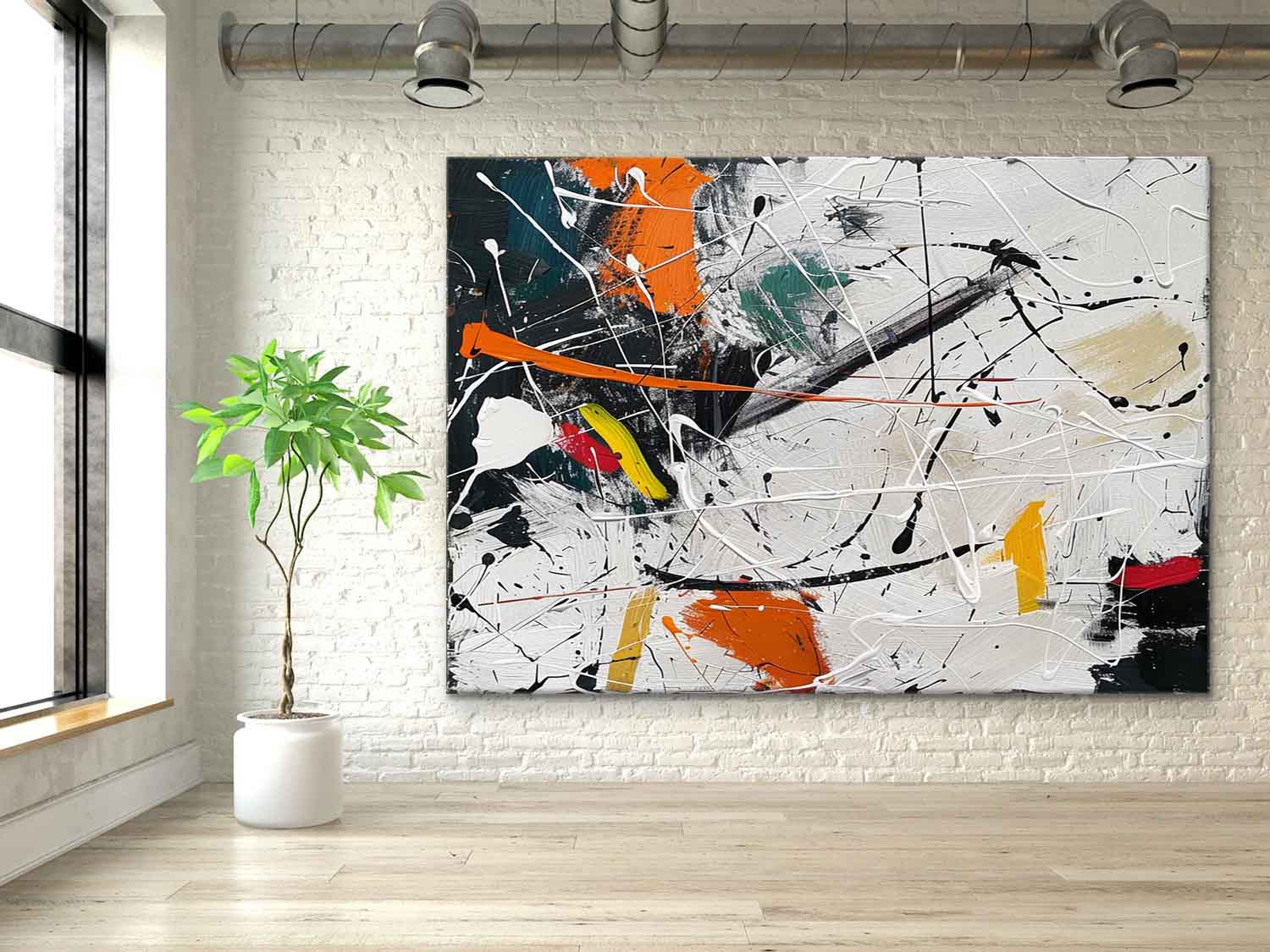 Abstract Expressionist Art AEA003 - Viarteart