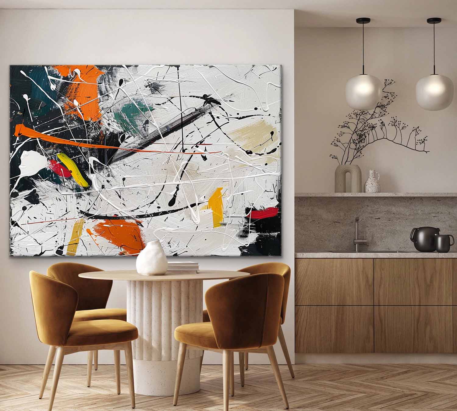 Abstract Expressionist Art AEA003 - Viarteart