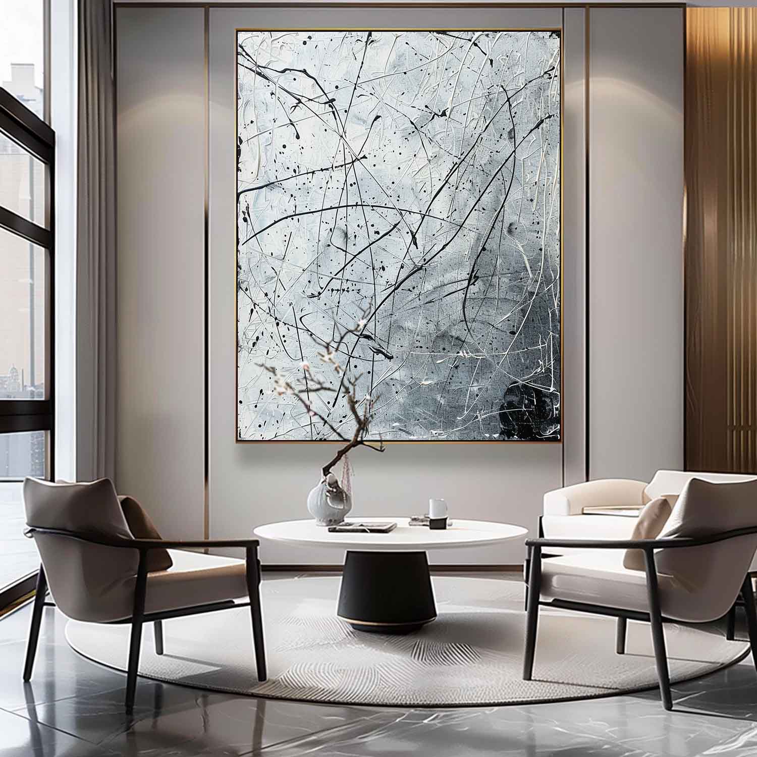 Abstract Expressionist Art AEA019 - Viarteart