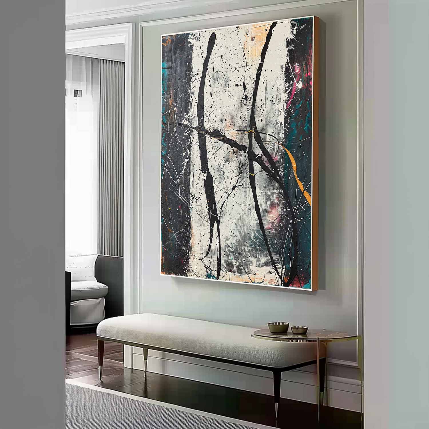 Abstract Expressionist Art AEA024 - Viarteart