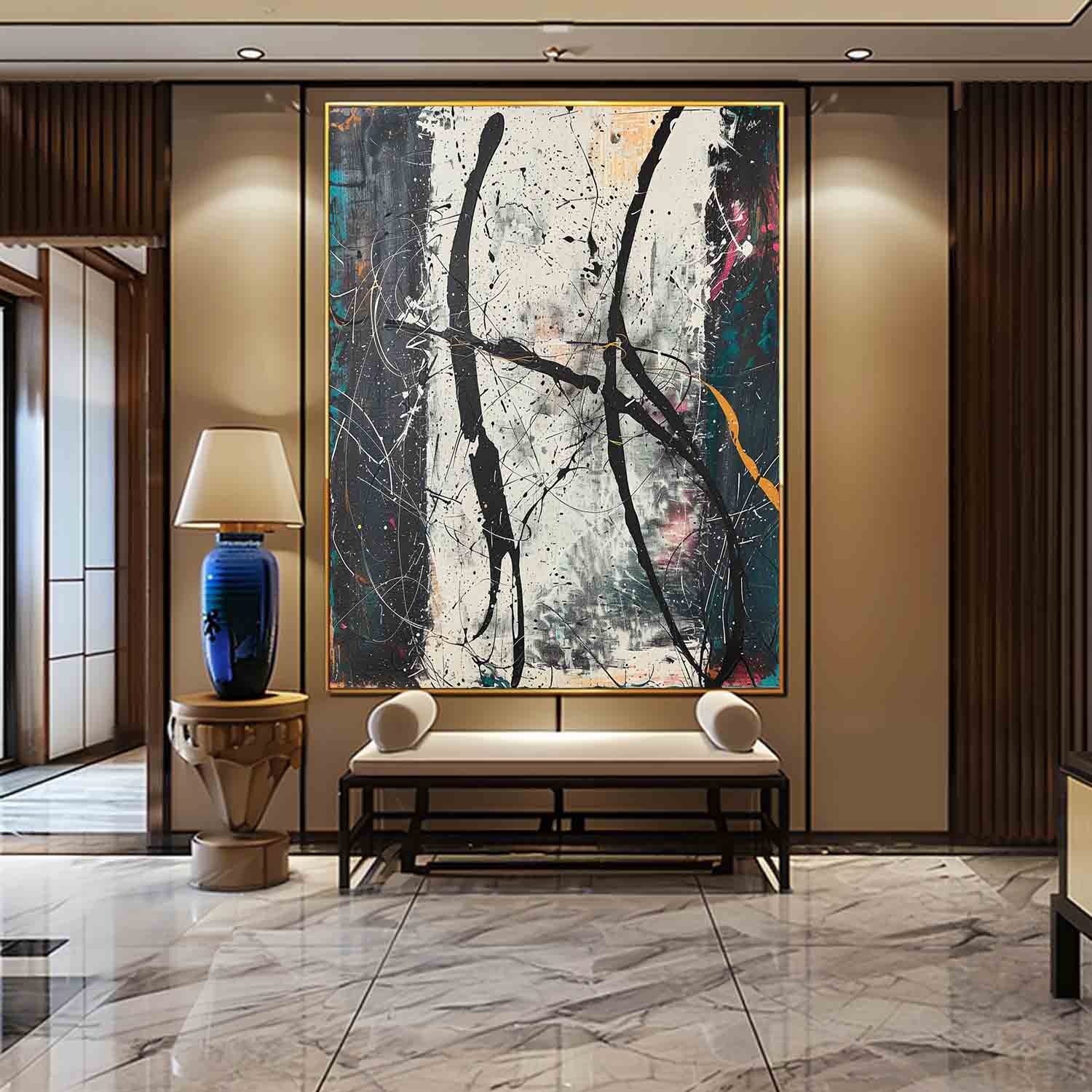 Abstract Expressionist Art AEA024 - Viarteart