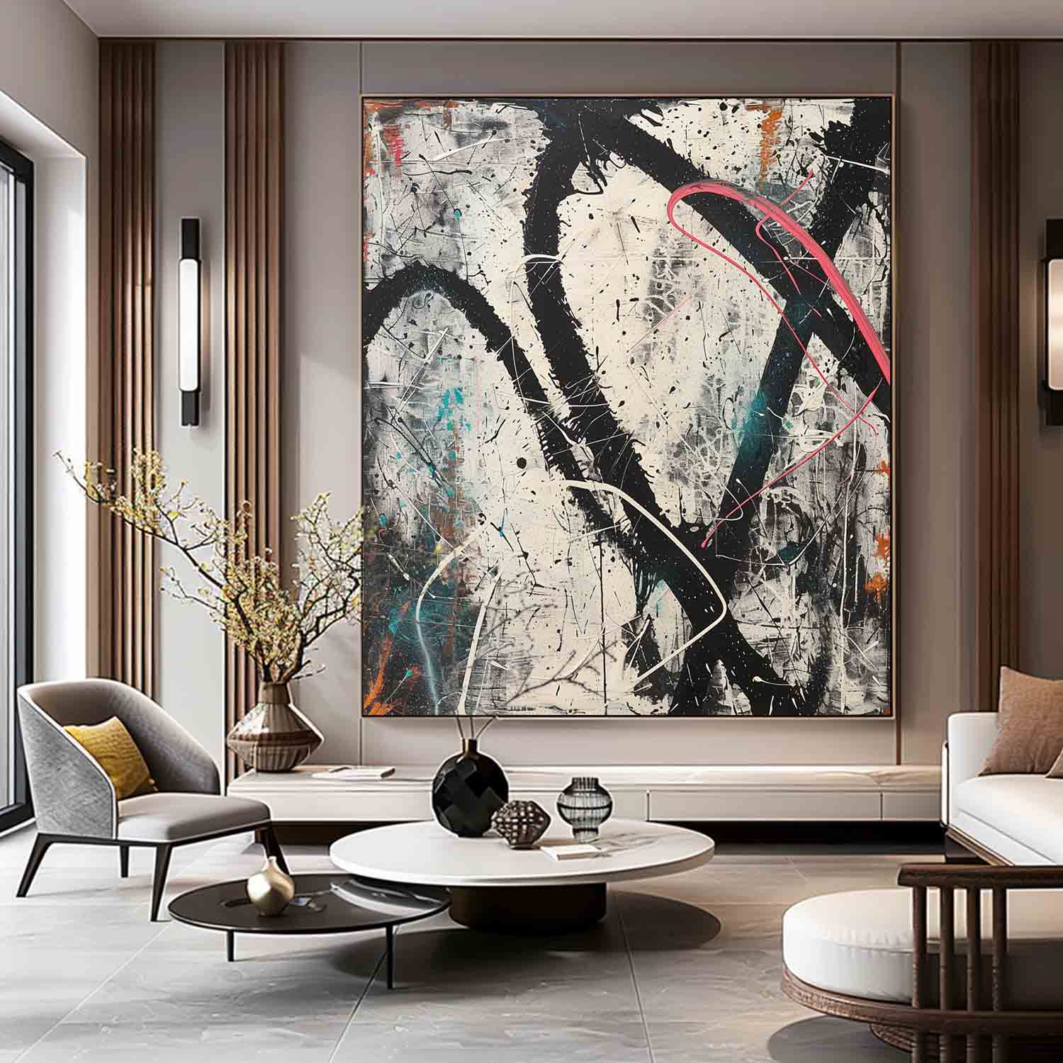 Abstract Expressionist Art AEA025 - Viarteart