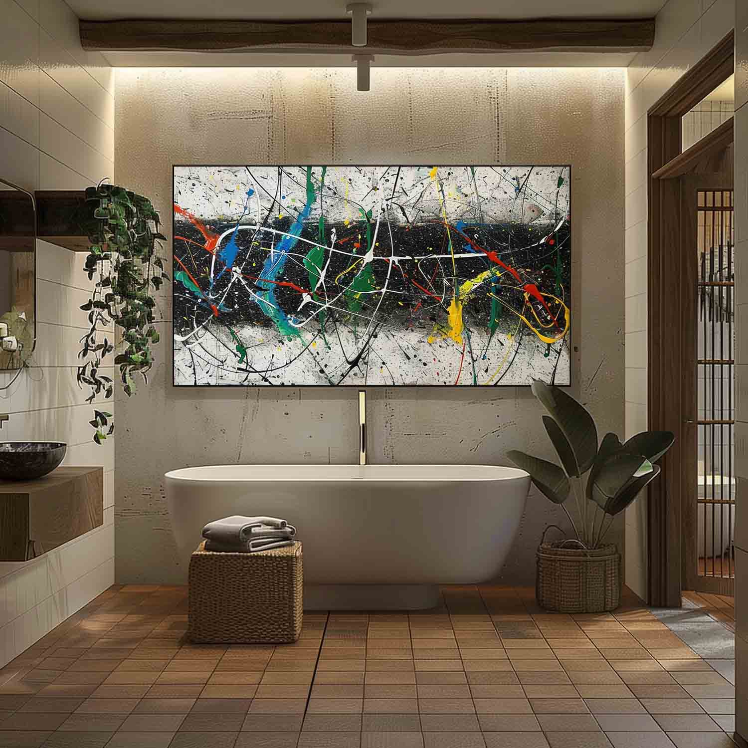 Abstract Expressionist Art AEA031 - Viarteart