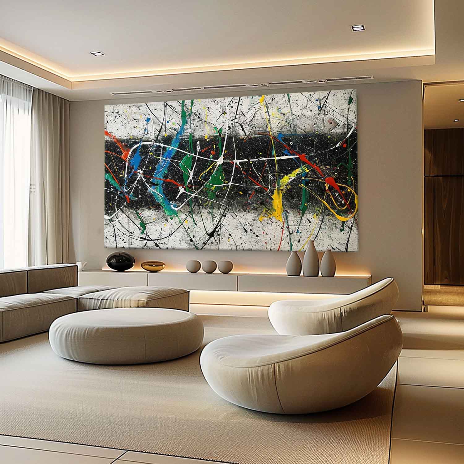 Abstract Expressionist Art AEA031 - Viarteart