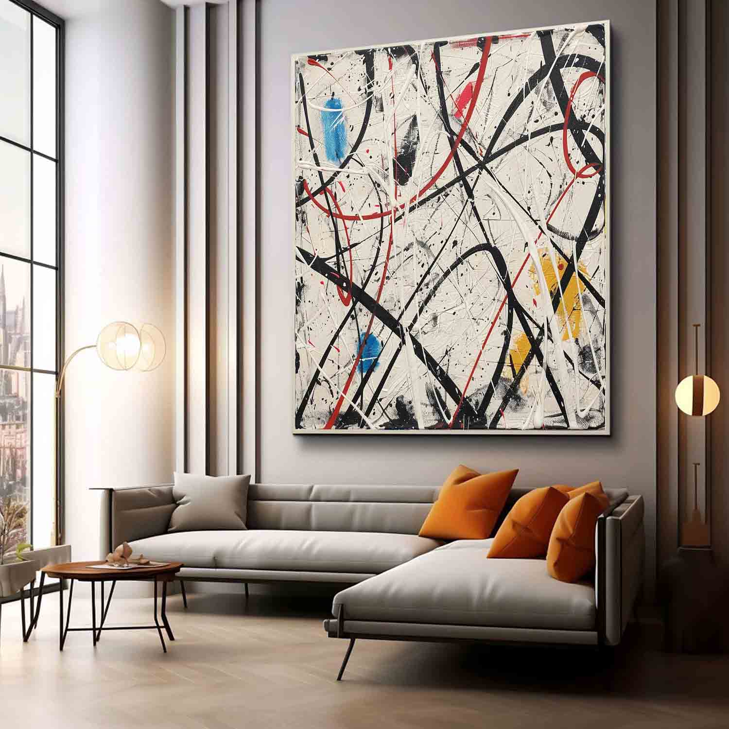 Abstract Expressionist Art AEA043 - Viarteart