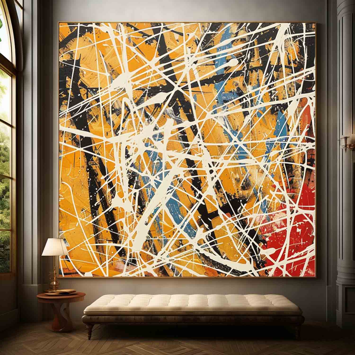 Abstract Expressionist Art AEA046 - Viarteart