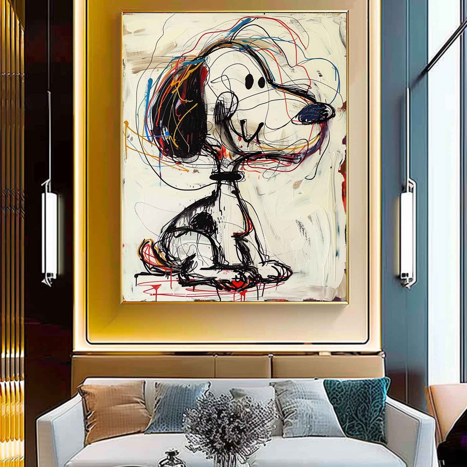 Abstract Graffiti Art GA001 - Viarteart