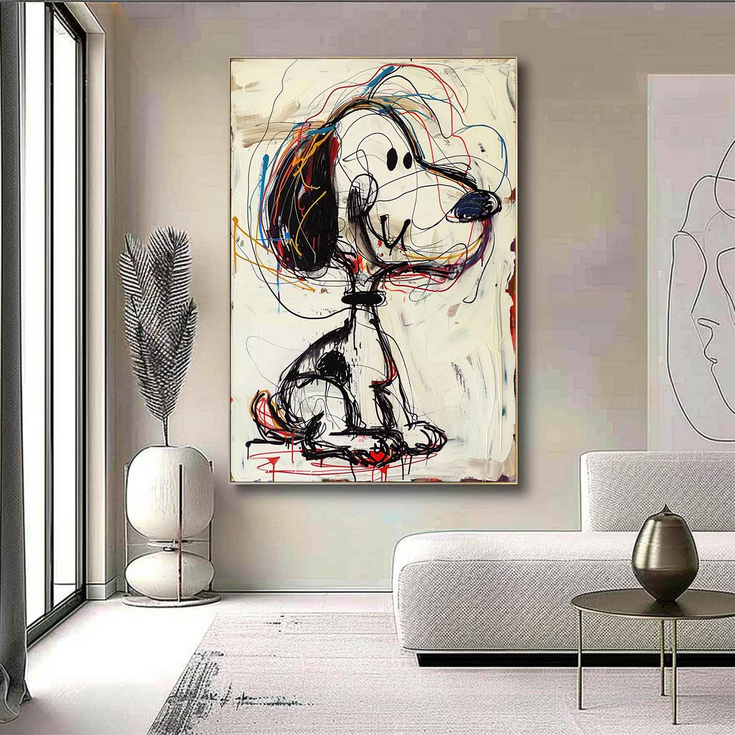 Abstract Graffiti Art GA001 - Viarteart