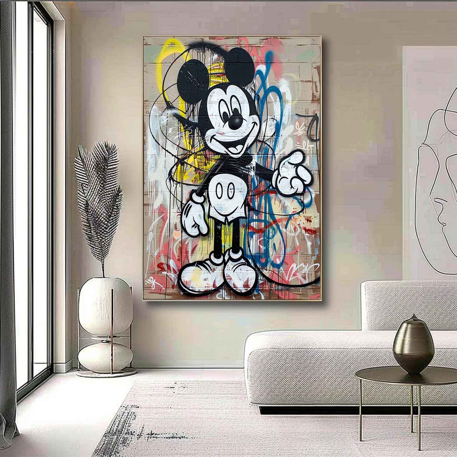 Abstract Graffiti Art GA047 - Viarteart