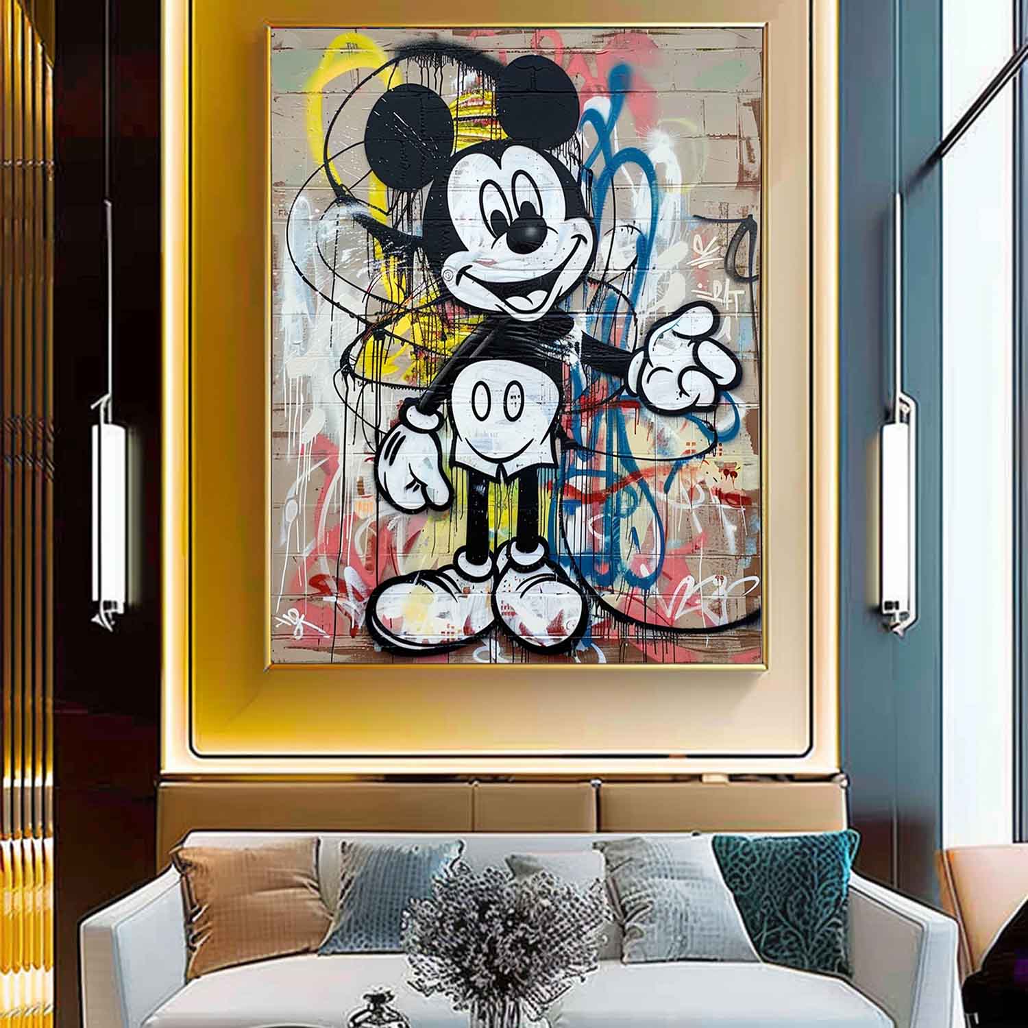 Abstract Graffiti Art GA047 - Viarteart