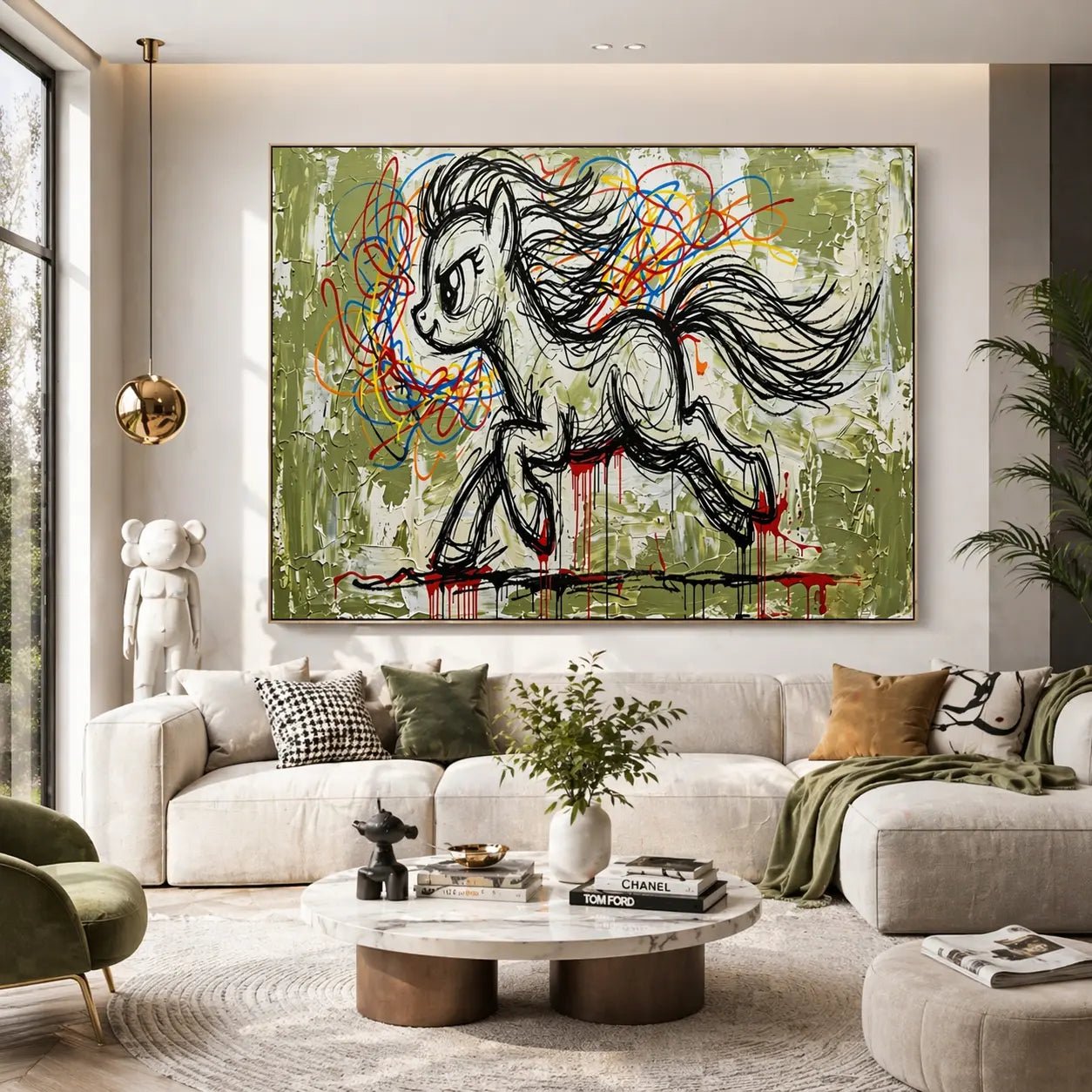 Abstract Graffiti Art GA201 - Viarteart