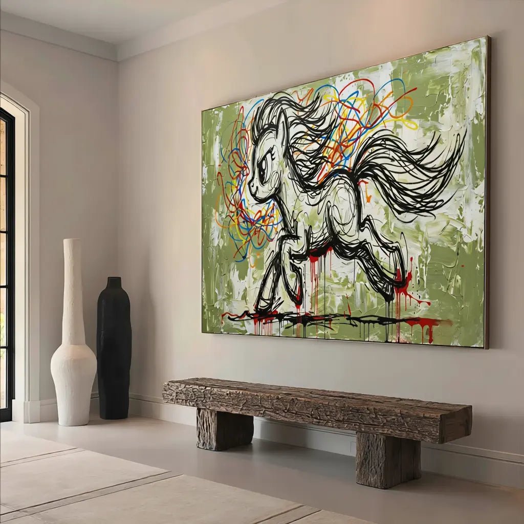 Abstract Graffiti Art GA201 - Viarteart