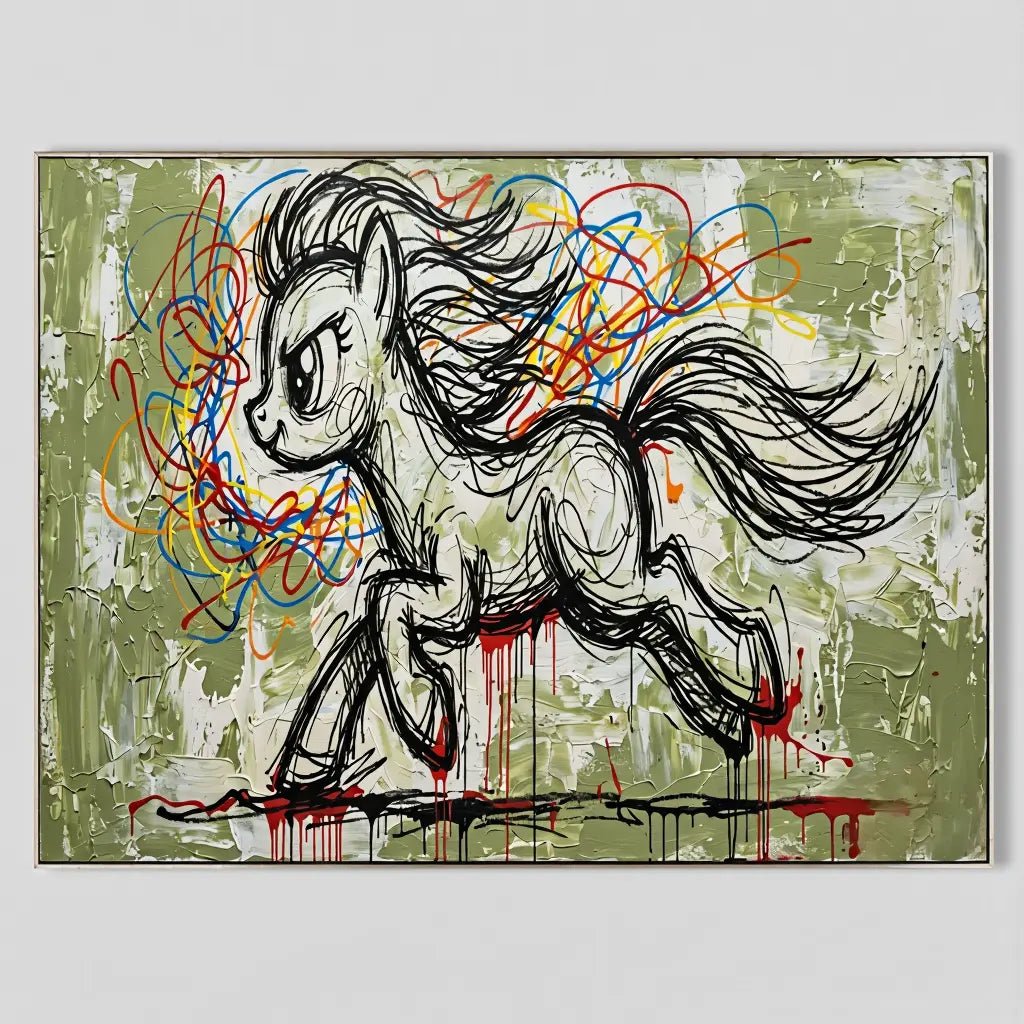 Abstract Graffiti Art GA201 - Viarteart