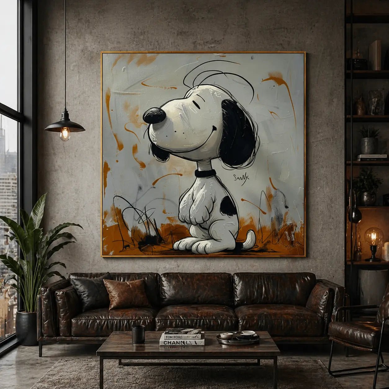 Abstract Graffiti Art GA205 - Viarteart