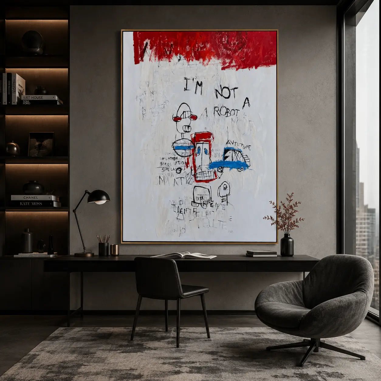 Abstract Graffiti Art GA245 - Viarteart