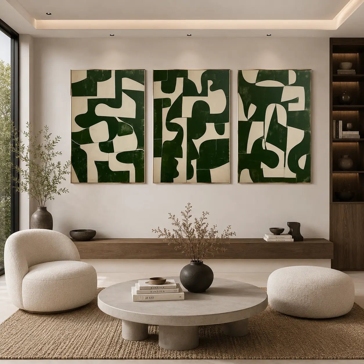 Abstract Painting Set of 3 SP021 - Viarteart