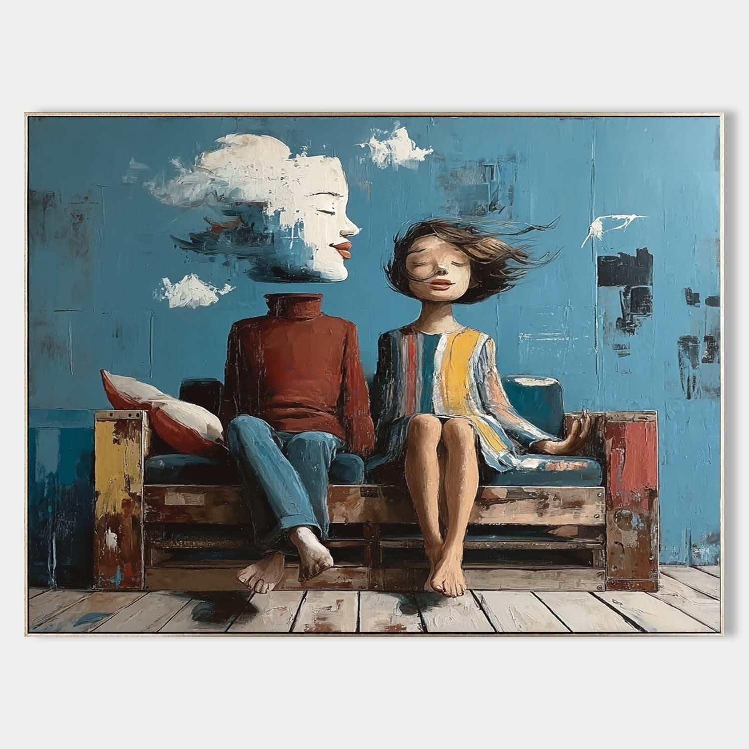 Cloud Balloon Companions SA037 - Viarteart