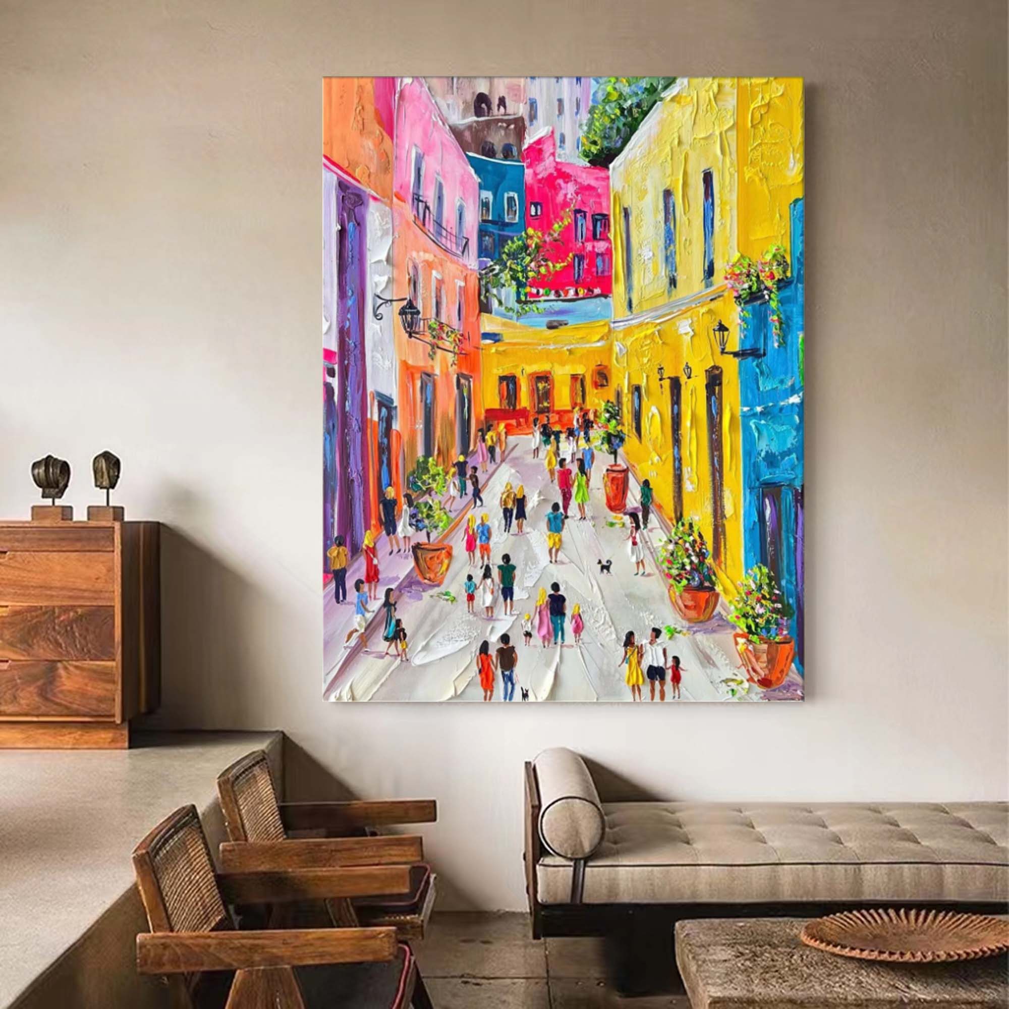 Colorful Painting CA004 - Viarteart