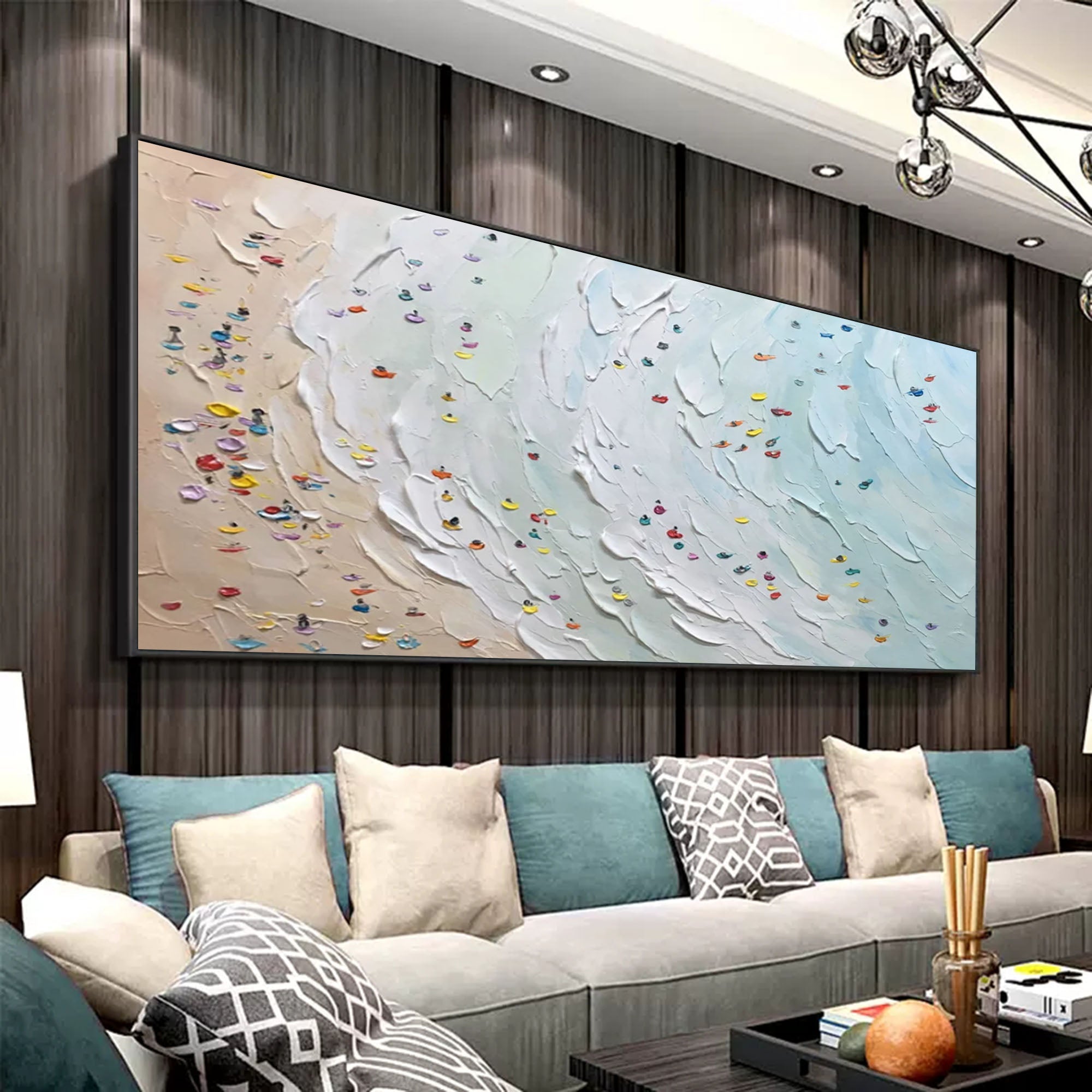 Plaster Art Texture Painting #SG001 - Viarteart