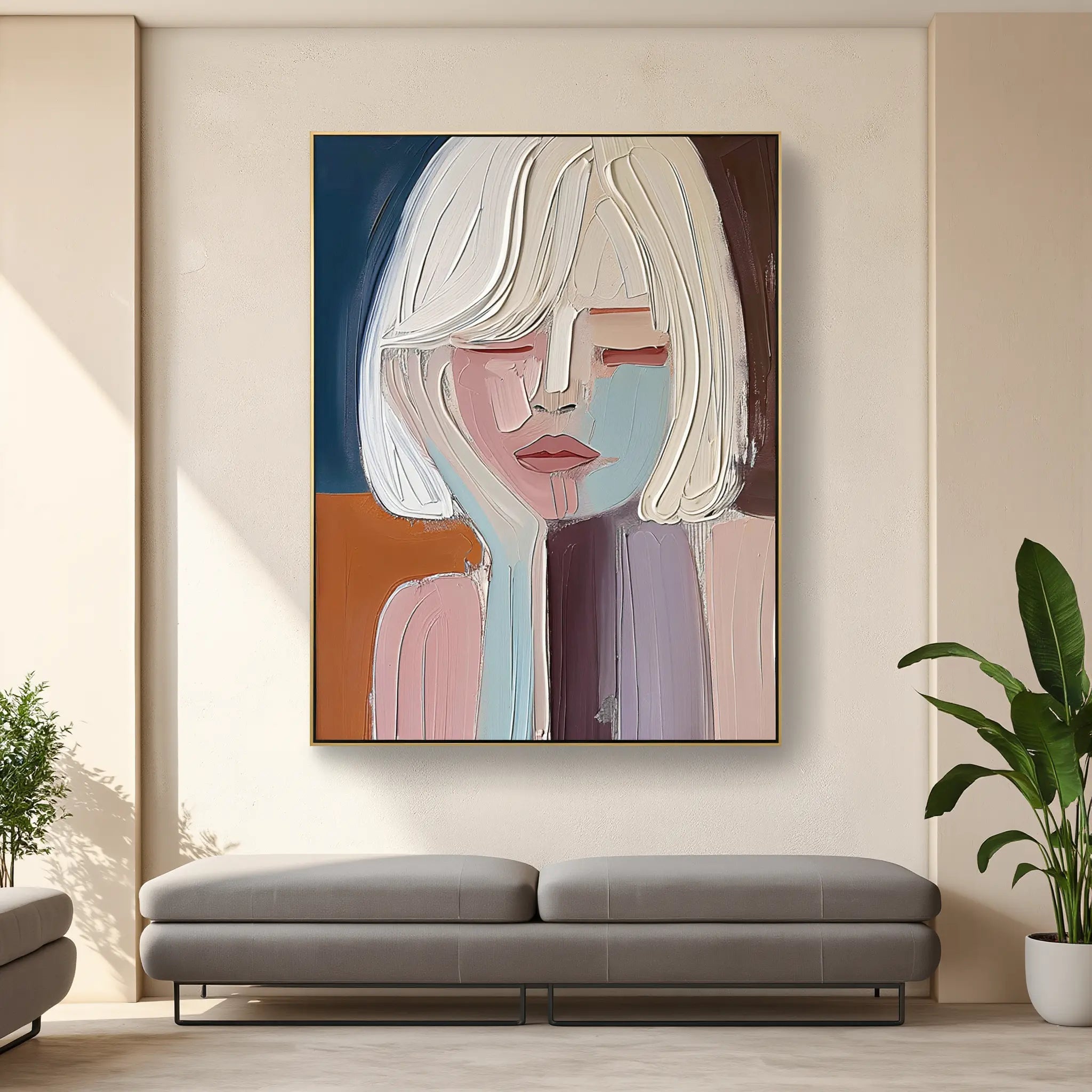 Plaster Art Texture Painting SG007 - Viarteart