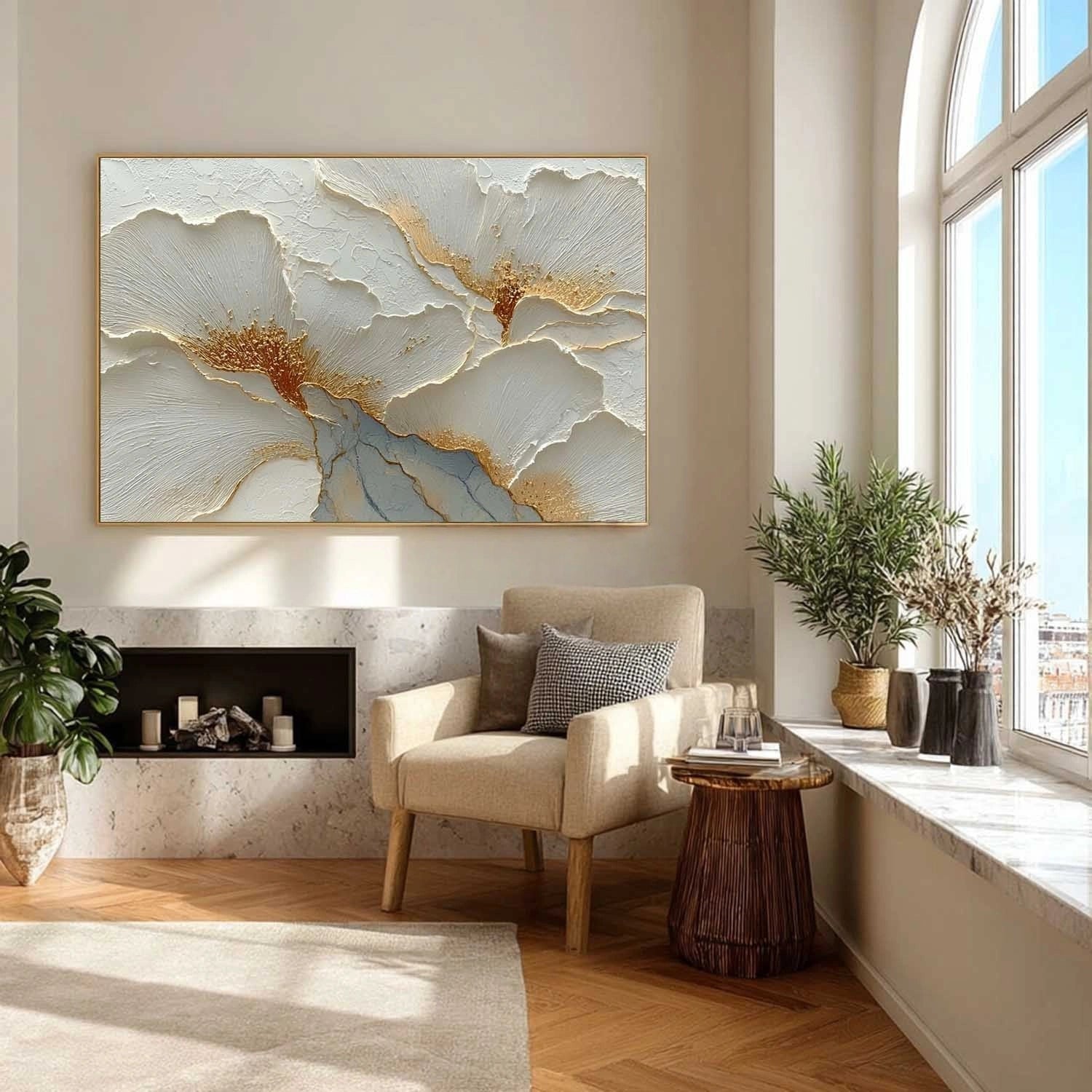 Plaster Art Texture Painting SG009 - Viarteart