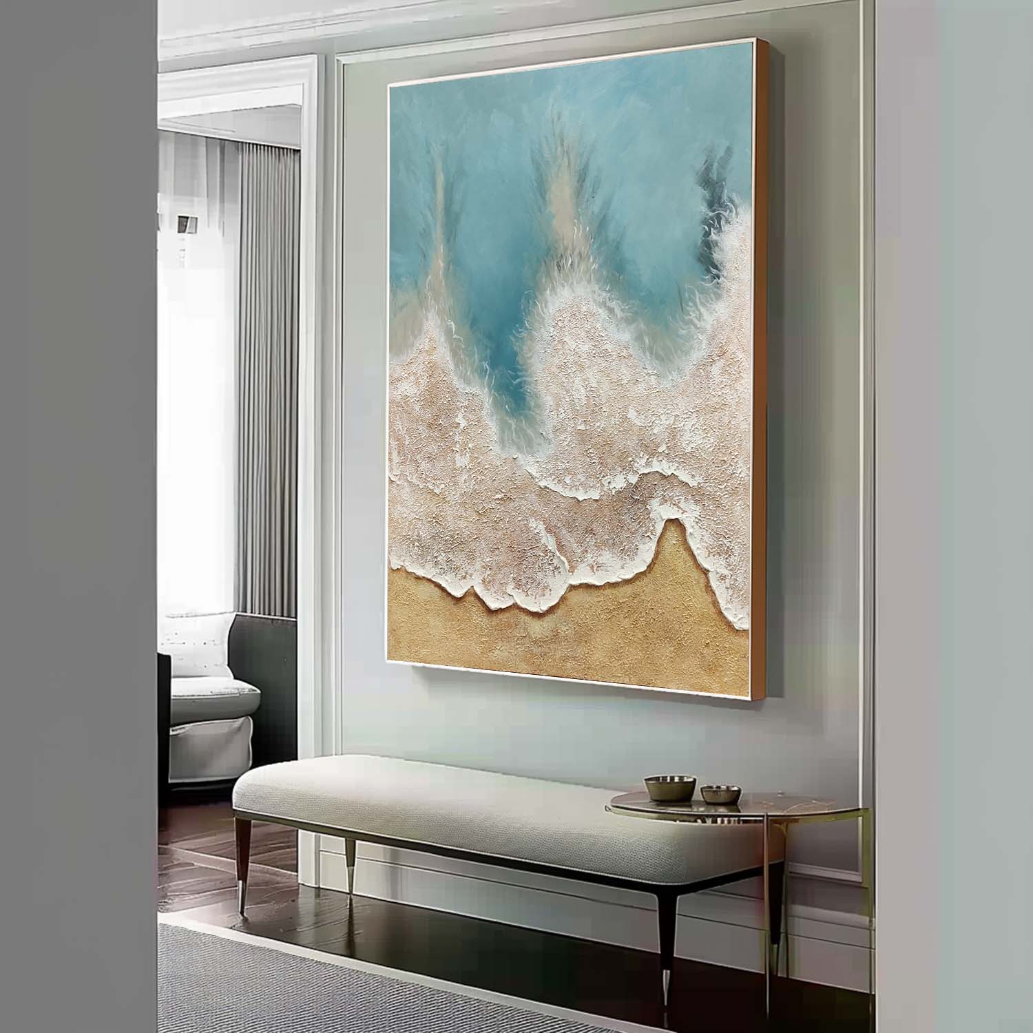 Plaster Art Texture Painting SG262 - Viarteart
